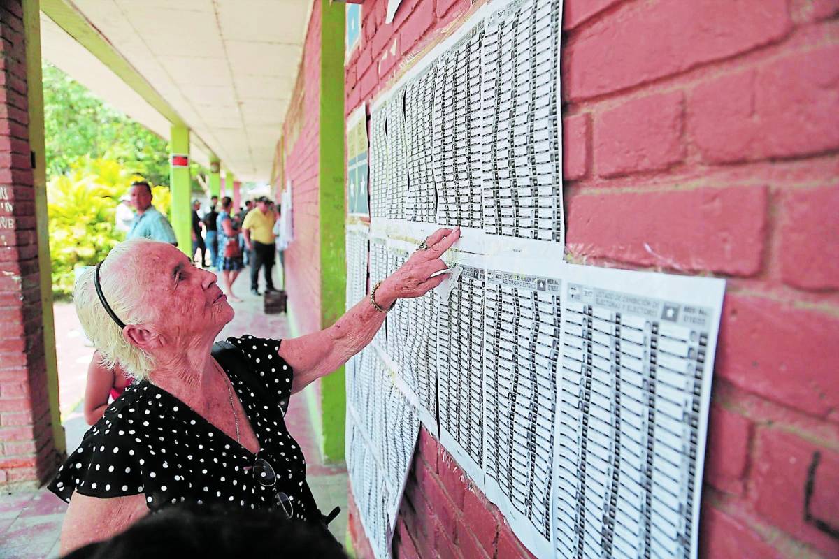 El censo del CNE es inferior al de 2017, en los últimos comicios generales de Honduras.