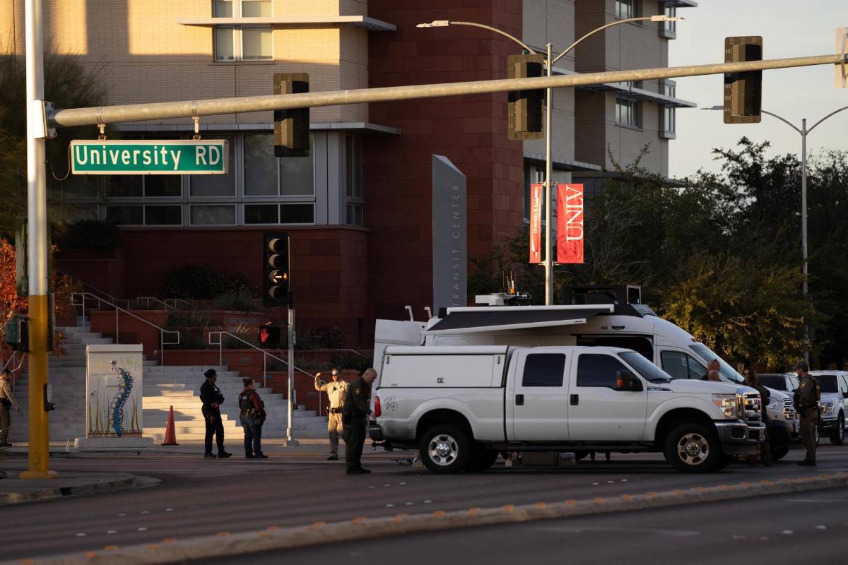Tiroteo dentro de universidad dejó tres muertos en Las Vegas, EEUU
