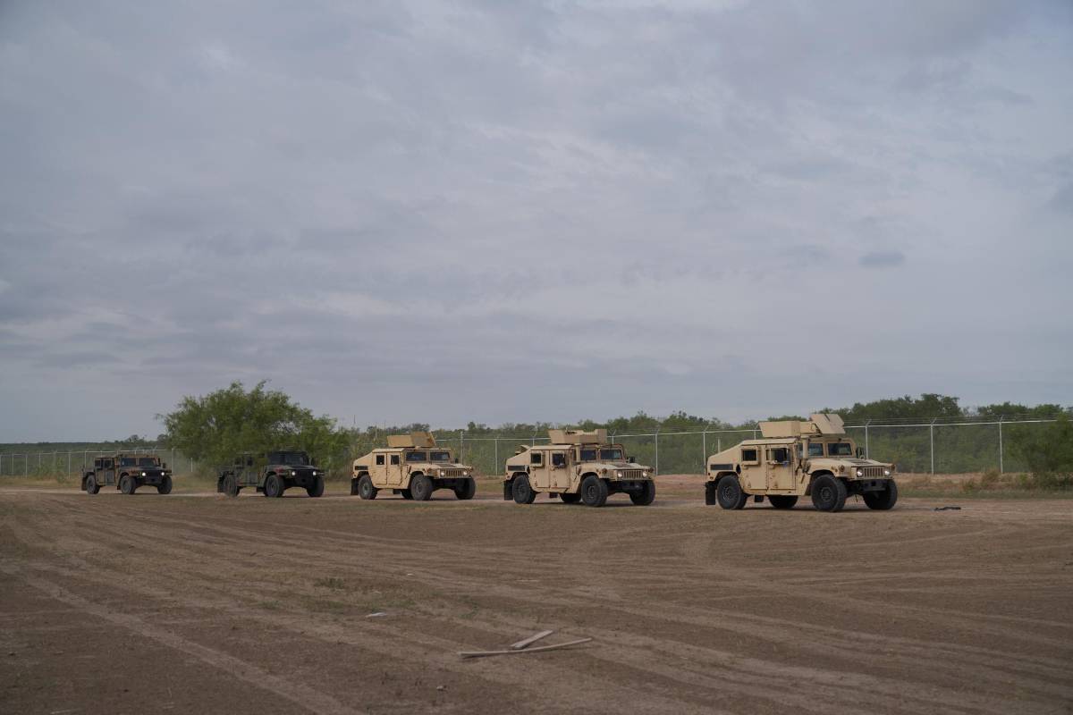 La Guardia Nacional mexicana patrulla las fronteras del sur y norte de México.