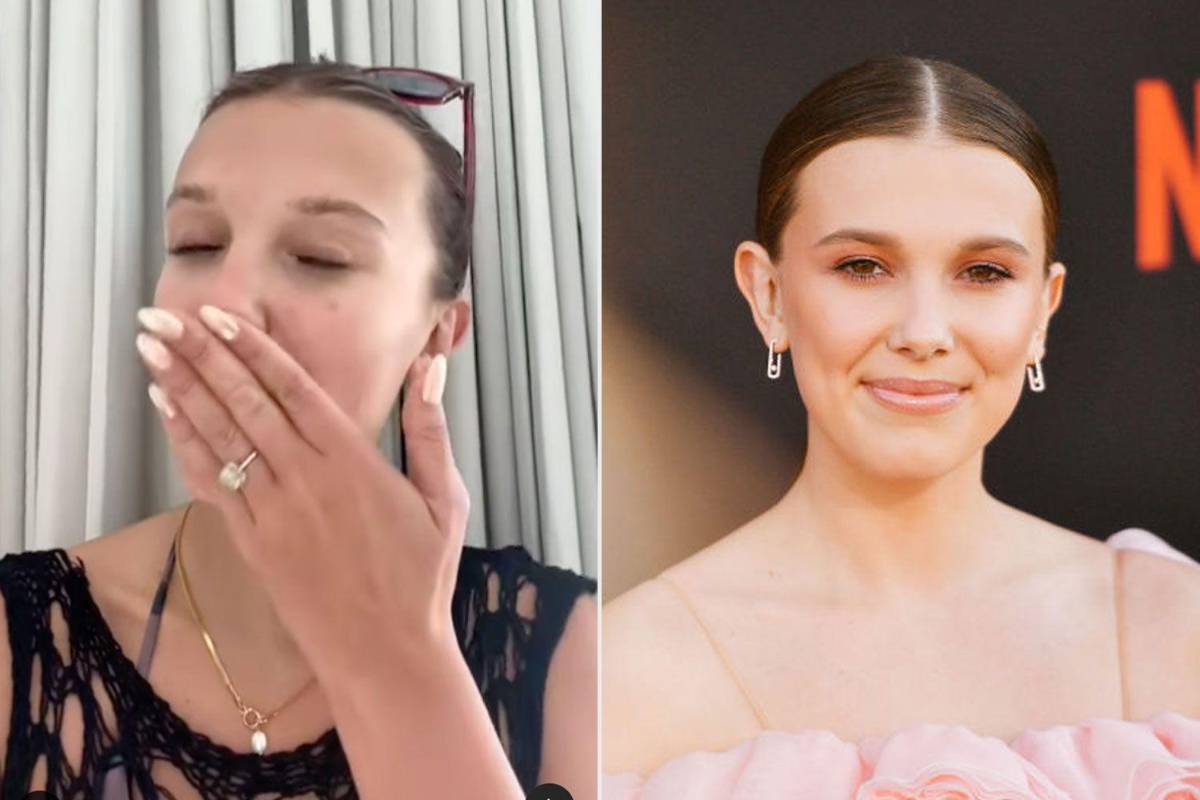El anillo de compromiso de Millie Bobby Brown de 150 mil dólares