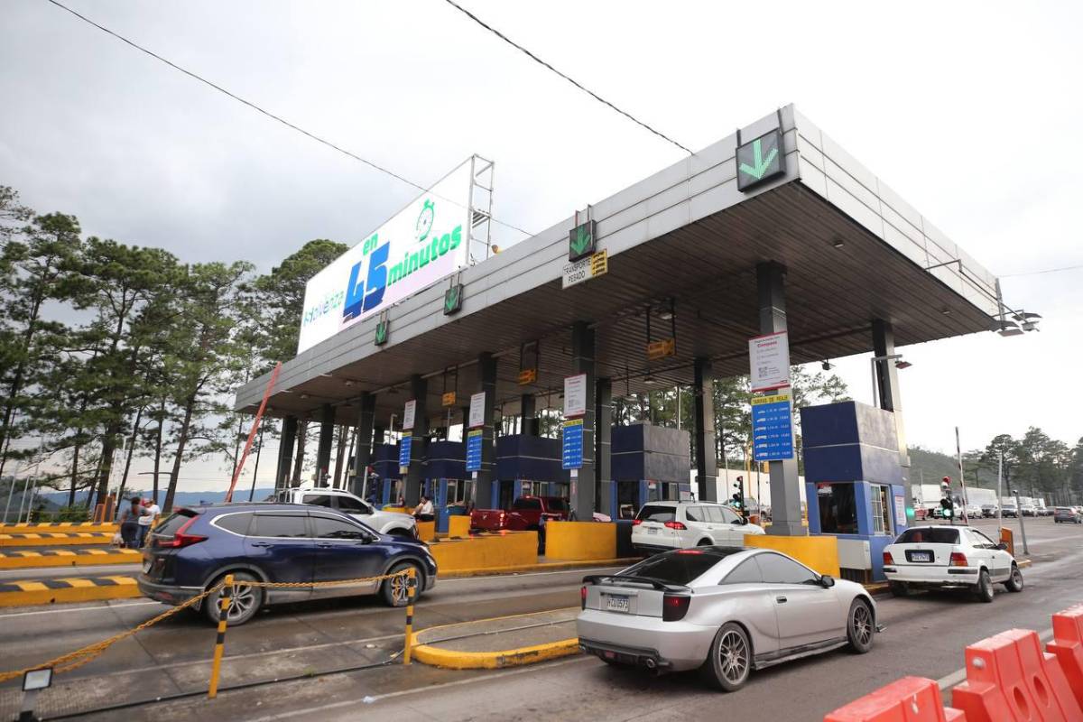 Hondureños pagan en promedio L2.1 millones al día en peajes