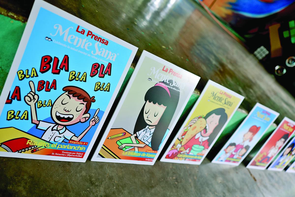 $!Cada folleto de la campaña aborda un diferente trastorno, y para enseñar a los chicos se recurre a juegos y dinámicas.