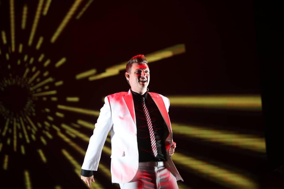 Nick Carter ofreció una velada musical inolvidable en Tegucigalpa