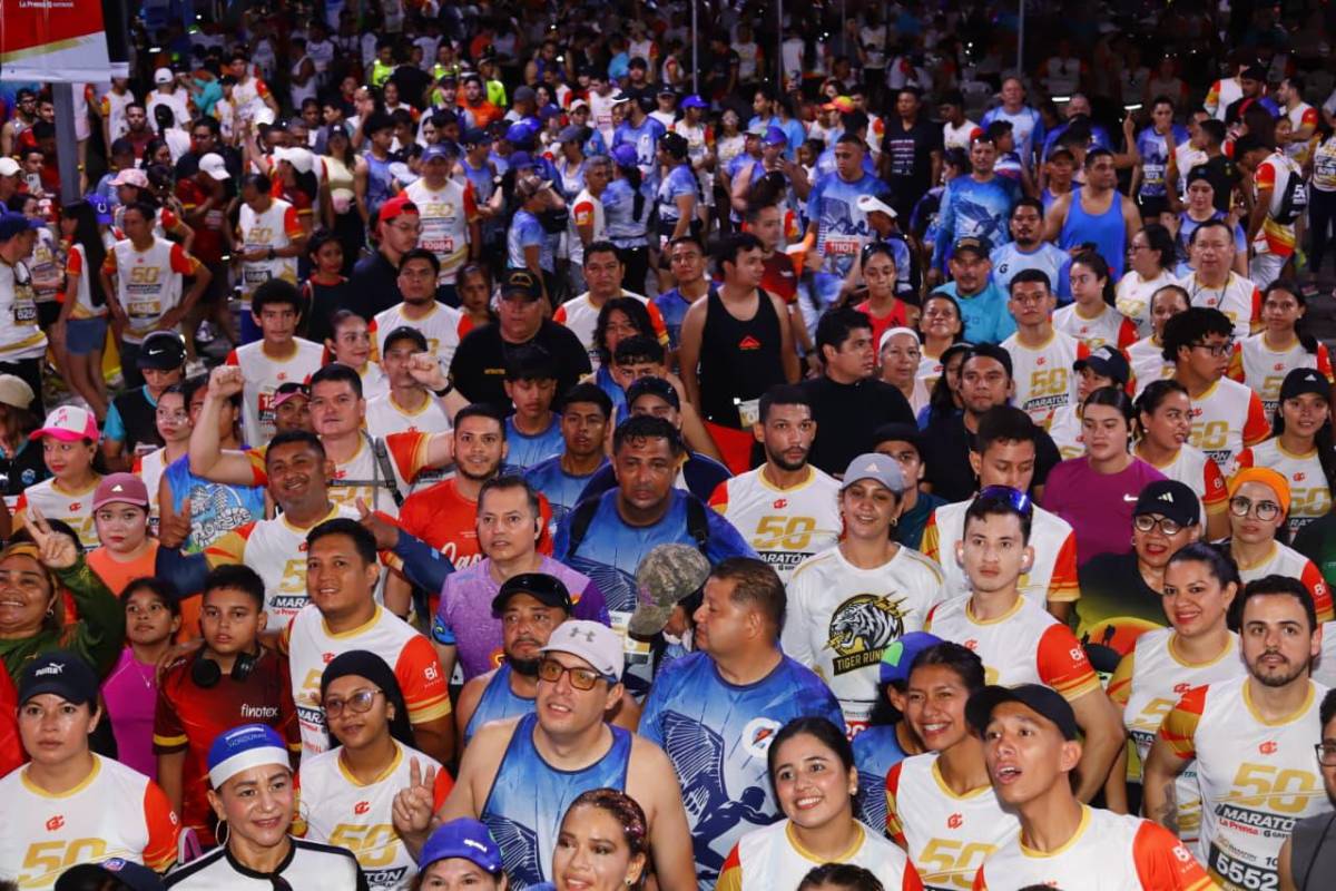 Emocionante: así arrancó la histórica edición 50 de la Maratón LA PRENSA-Gatorade