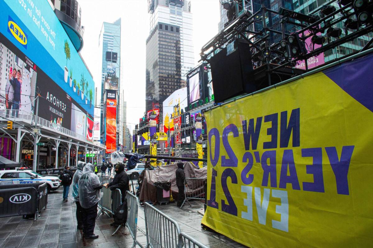 La despedida del año en Times Square será solo para los vacunados