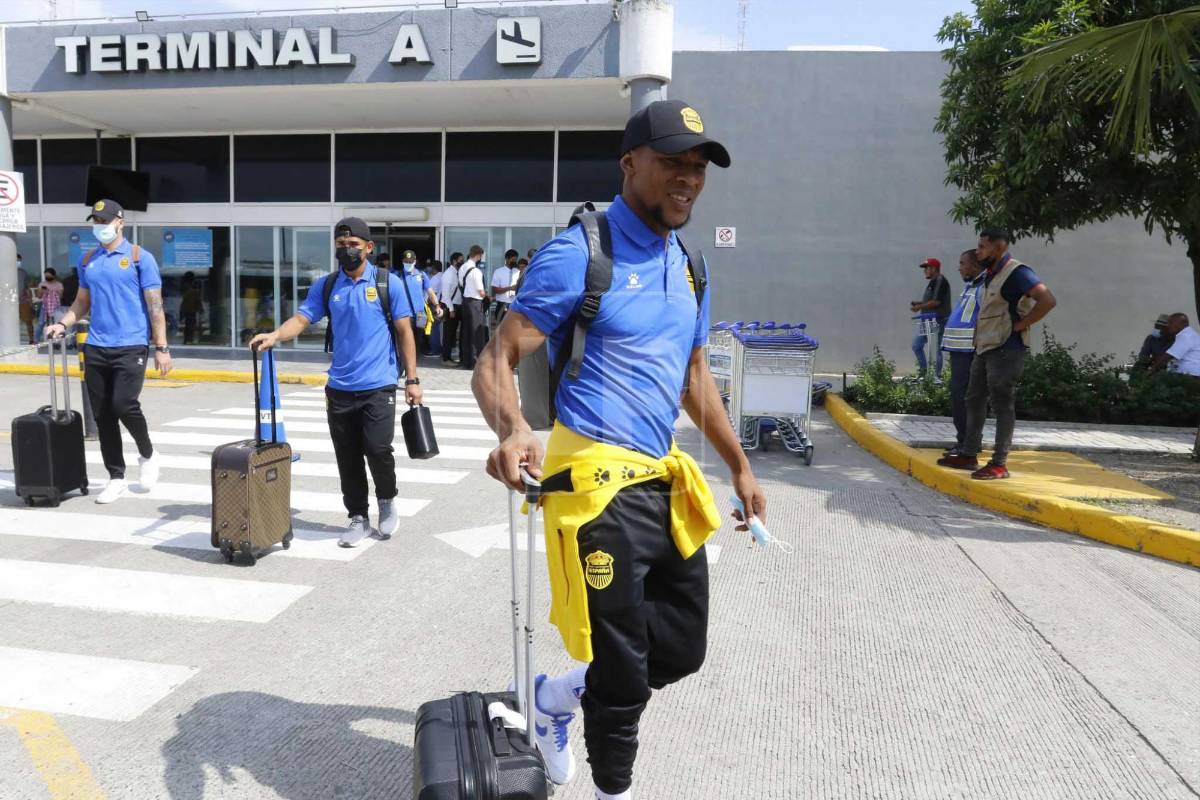 Real España arribó este miércoles en horas de la tarde a San Pedro Sula procedente de Costa Rica.