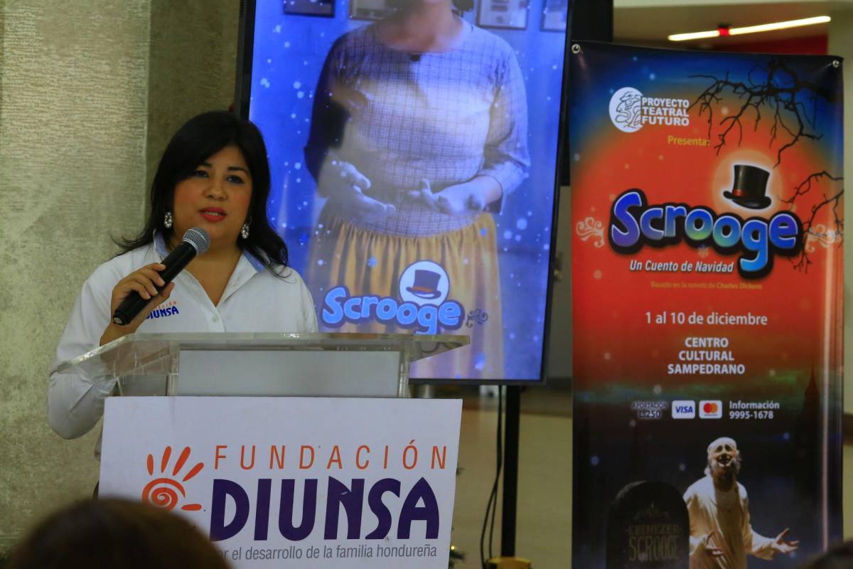 Gladys Alejandra Ramírez, gerente de Fundación Diunsa, dijo que “<i>Estamos colaborando con esta producción porque creemos en el talento artístico hondureño”.</i>