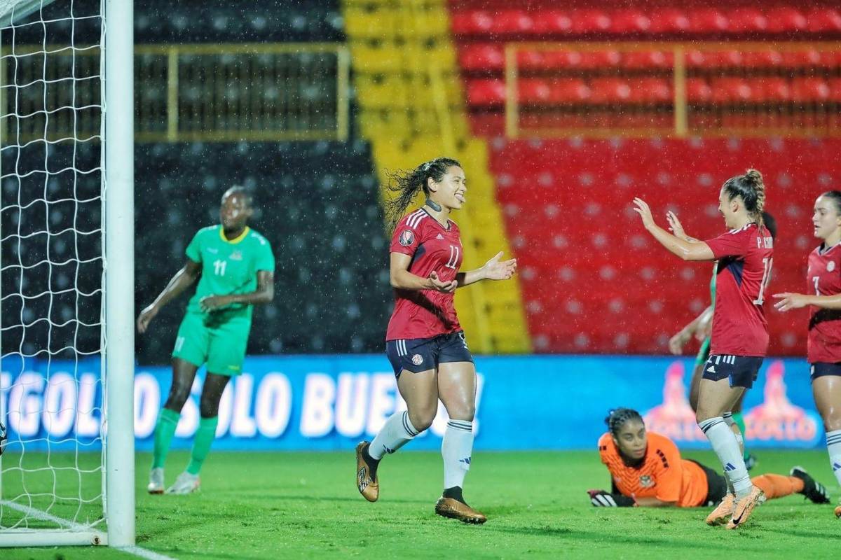 Costa Rica receta humillante paliza de 11-0 rumbo a la Copa Oro W