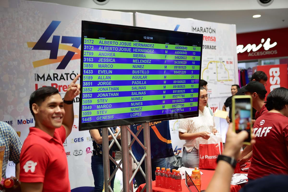 El chip deportivo es único y de inmediato se activa con el nombre del participante.