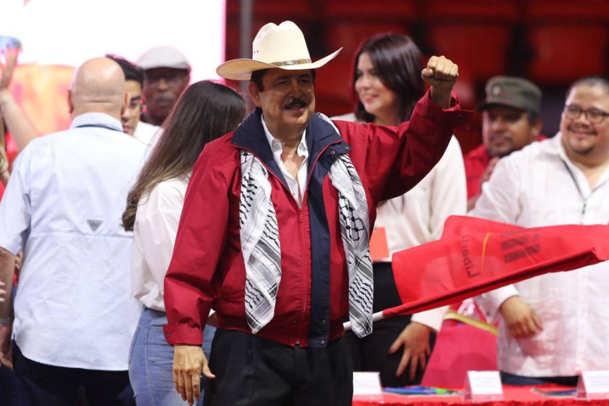 Reapariciones y respaldo a Rixi: las imágenes que dejó la asamblea de Libre en Tegucigalpa