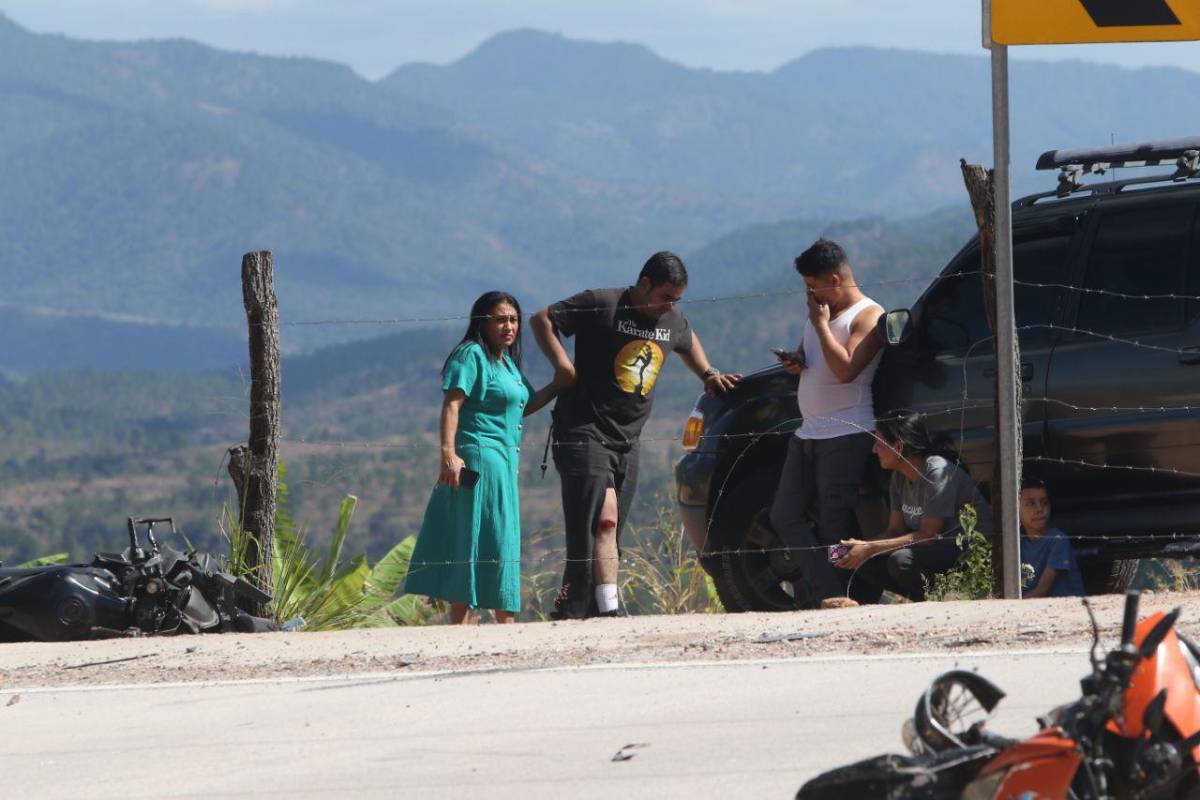 Hijo lamenta la muerte de su padre en accidente cuádruple en El Paraíso