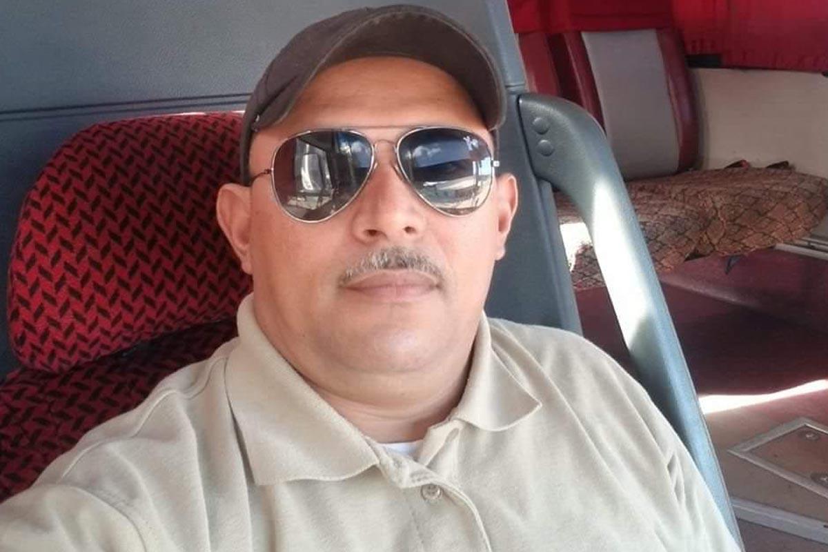 Ramón Pereira, conductor de bus, asesinado en un asalto.