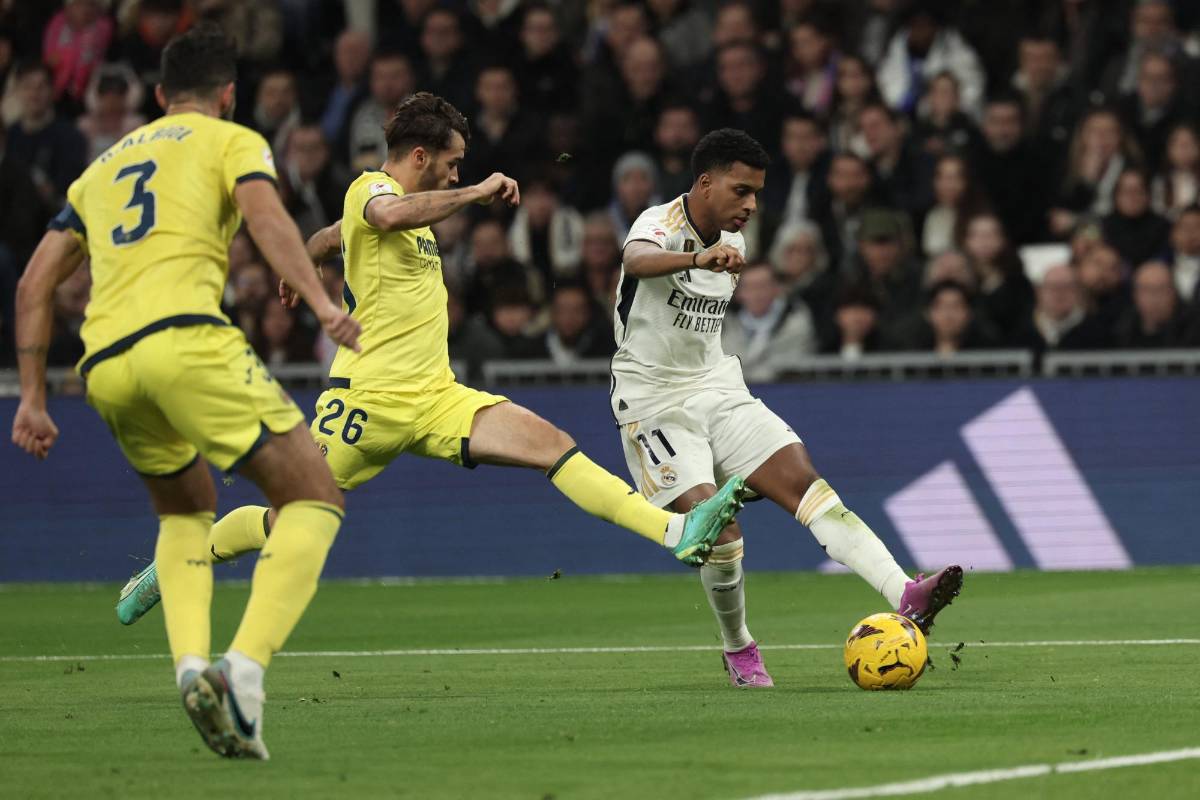 Rodrygo fue el anotador del segundo tanto del Real Madrid ante el Villarreal.