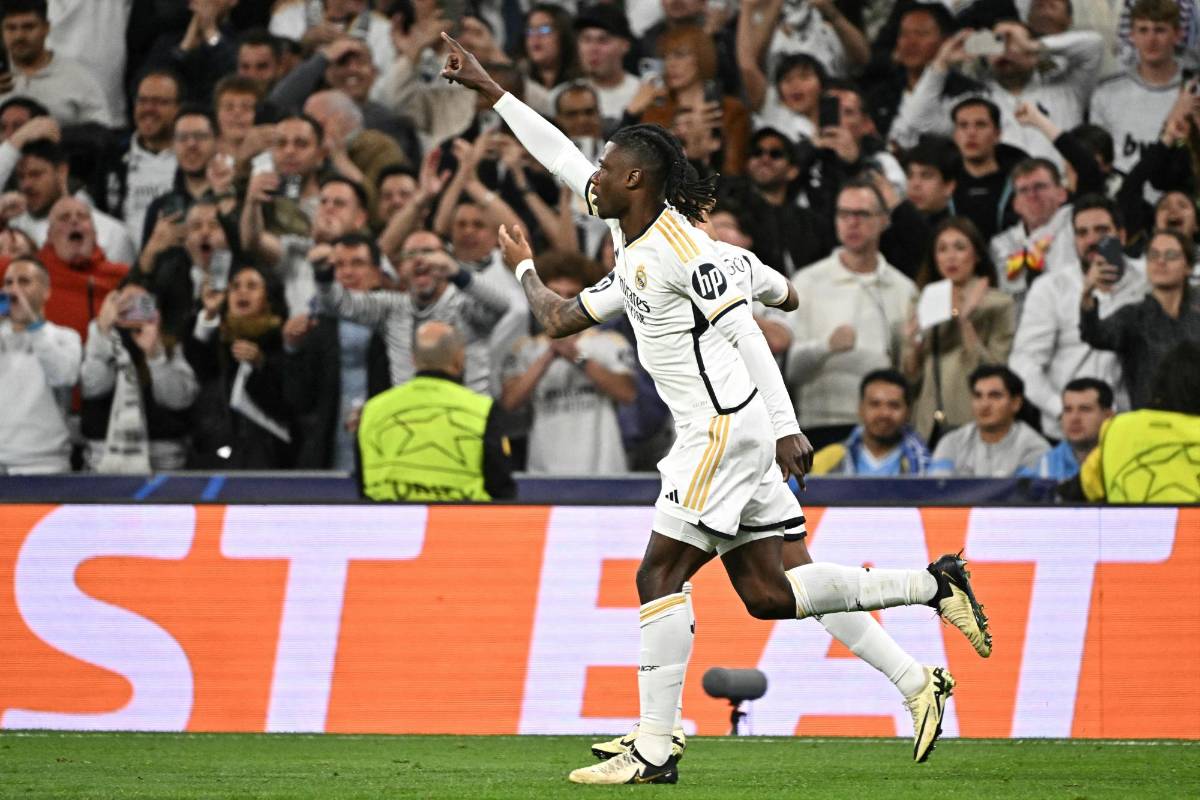 Camaviga abrió el marcador para el Real Madrid y el empate ante City.