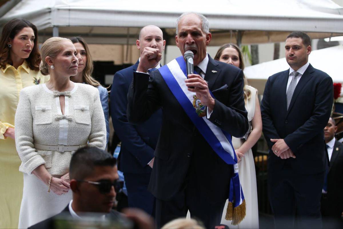 Así lució Lissette Del Cid, primera dama de Honduras, en la toma de posesión