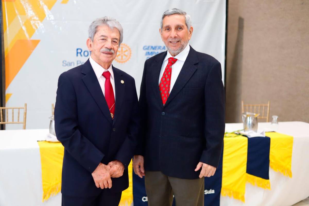 Así fue la juramentación del nuevo presidente del Club Rotario San Pedro Sula 2026-2027