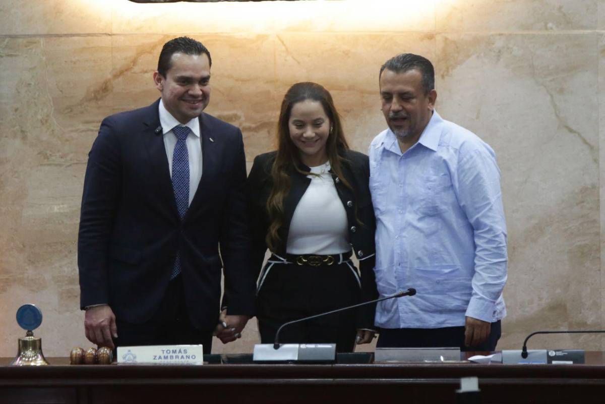 Tomás Zambrano celebra con euforia su elección como presidente electo del Congreso