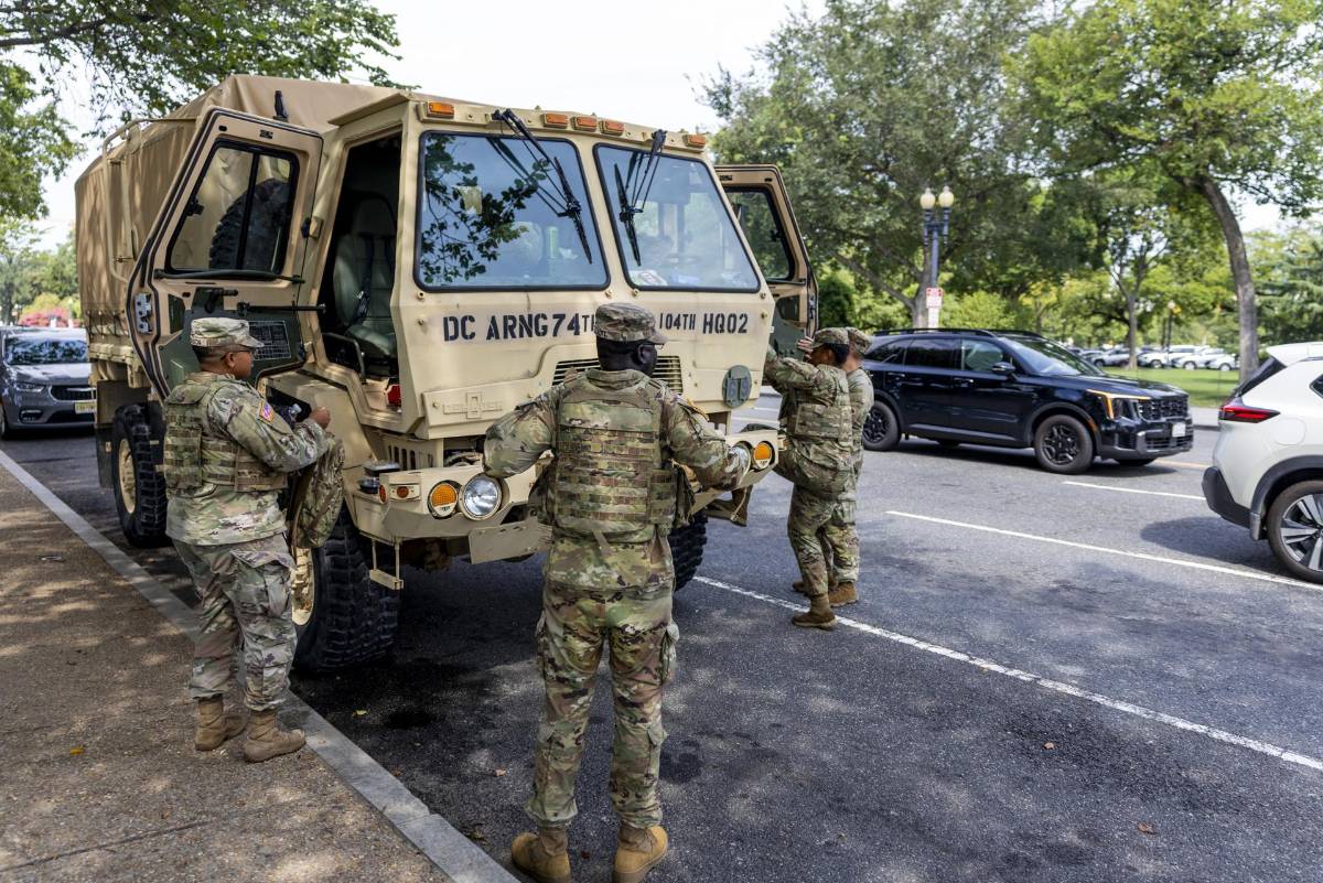 Trump patrullará las calles de Washington con el ejército
