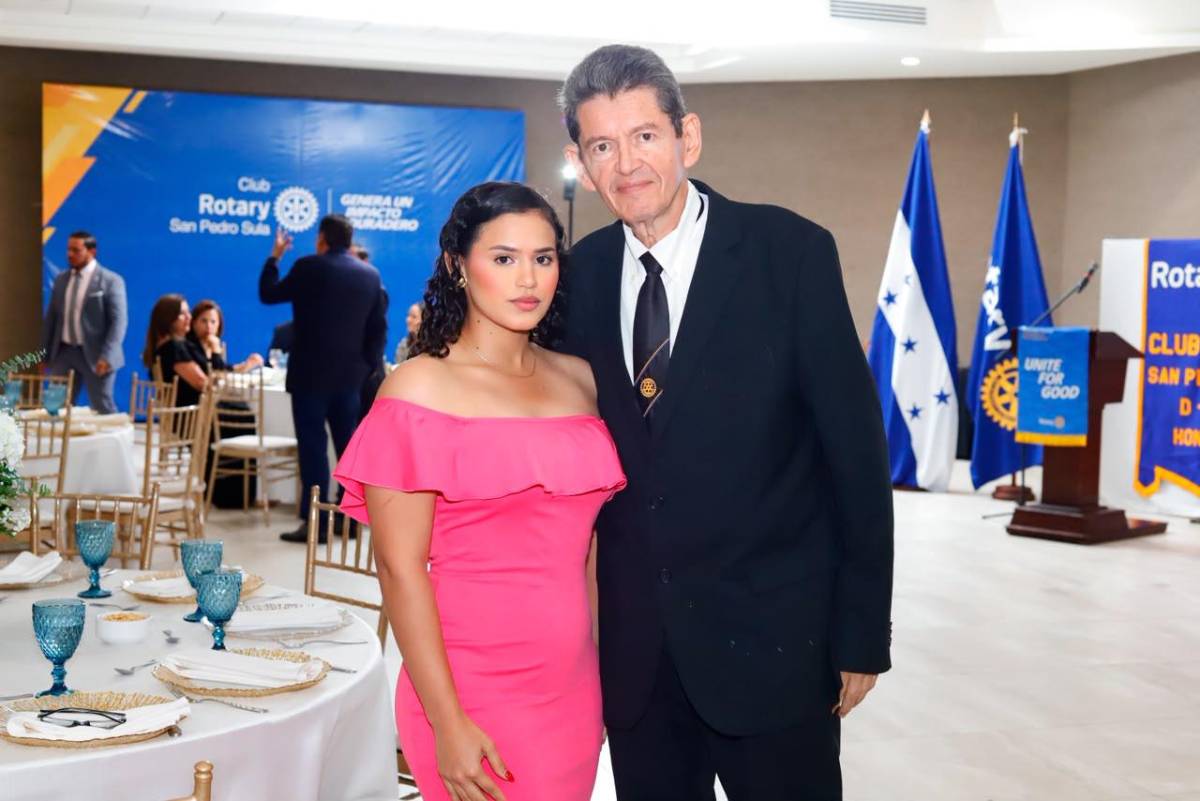 Así fue la juramentación del nuevo presidente del Club Rotario San Pedro Sula 2026-2027