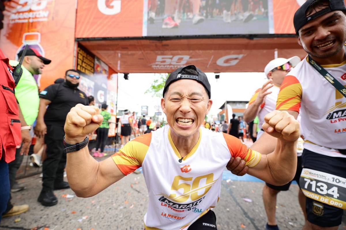 Shin Fujiyama completa los 10K en la 50 Maratón LA PRENSA-Gatorade