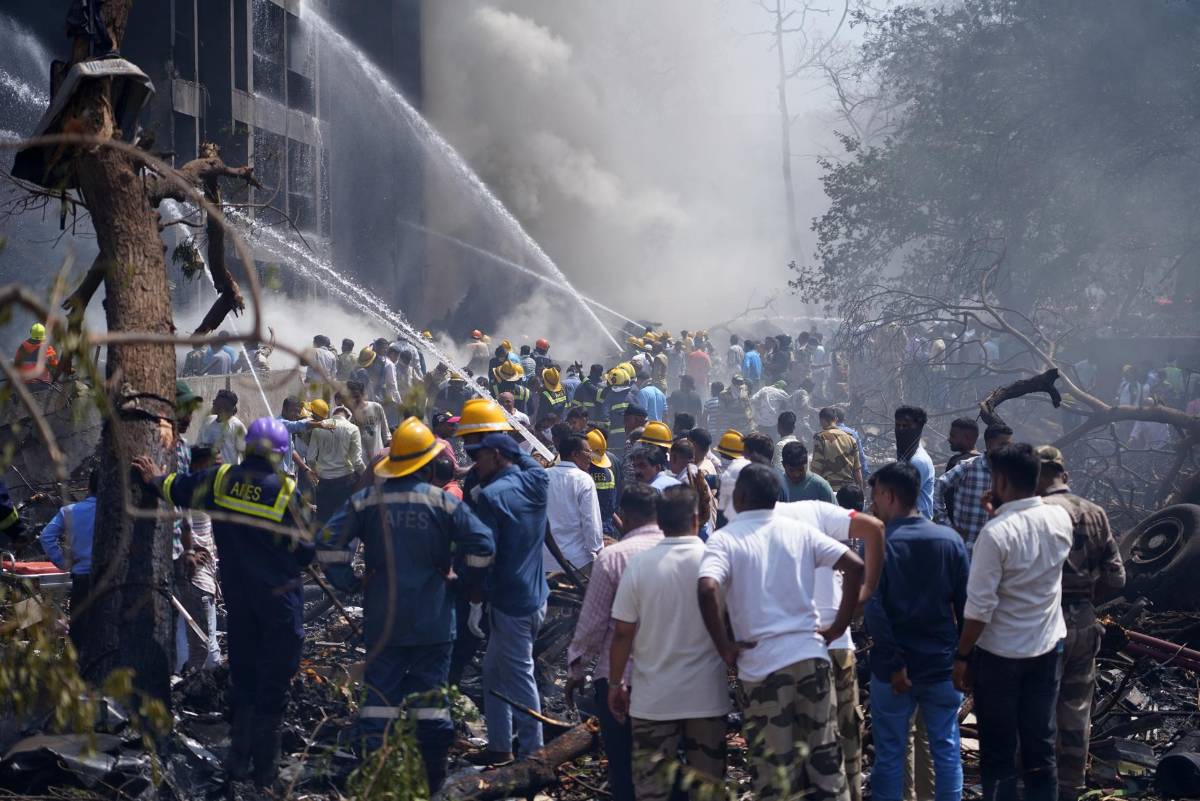 Imágenes devastadoras del accidente del avión de Air India