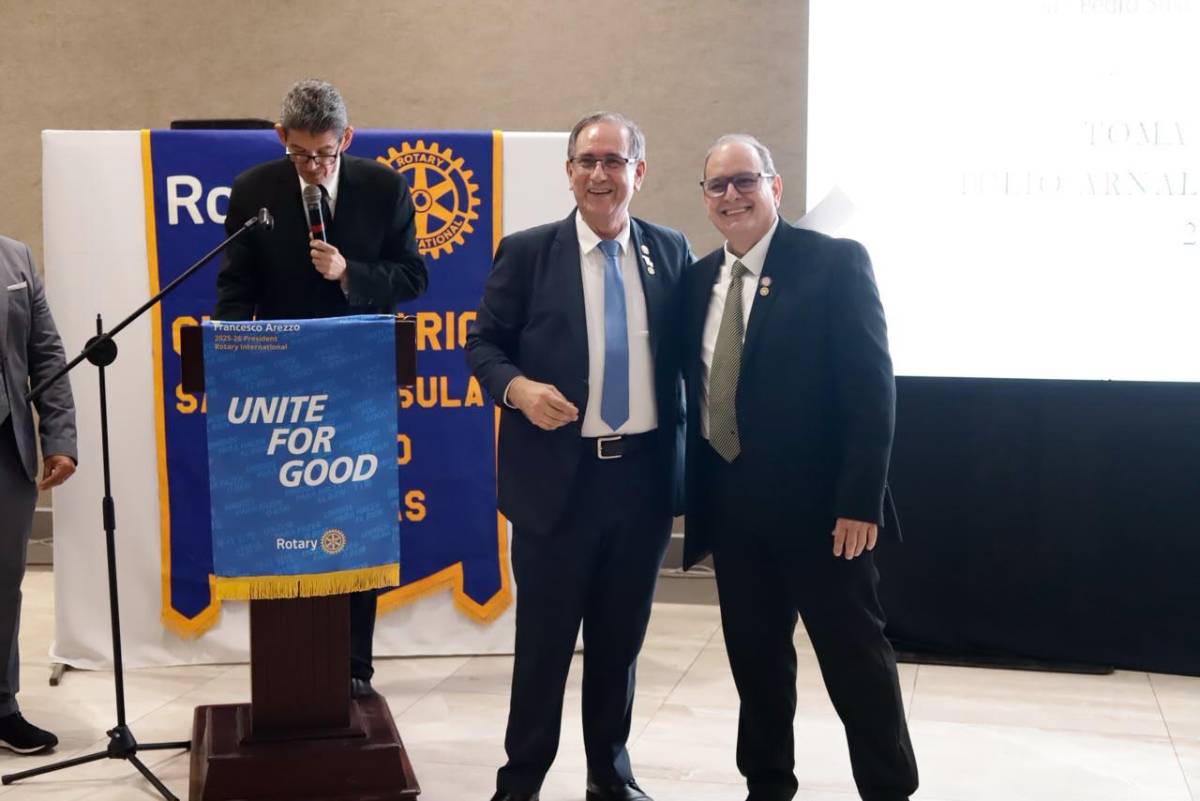 Así fue la juramentación del nuevo presidente del Club Rotario San Pedro Sula 2026-2027