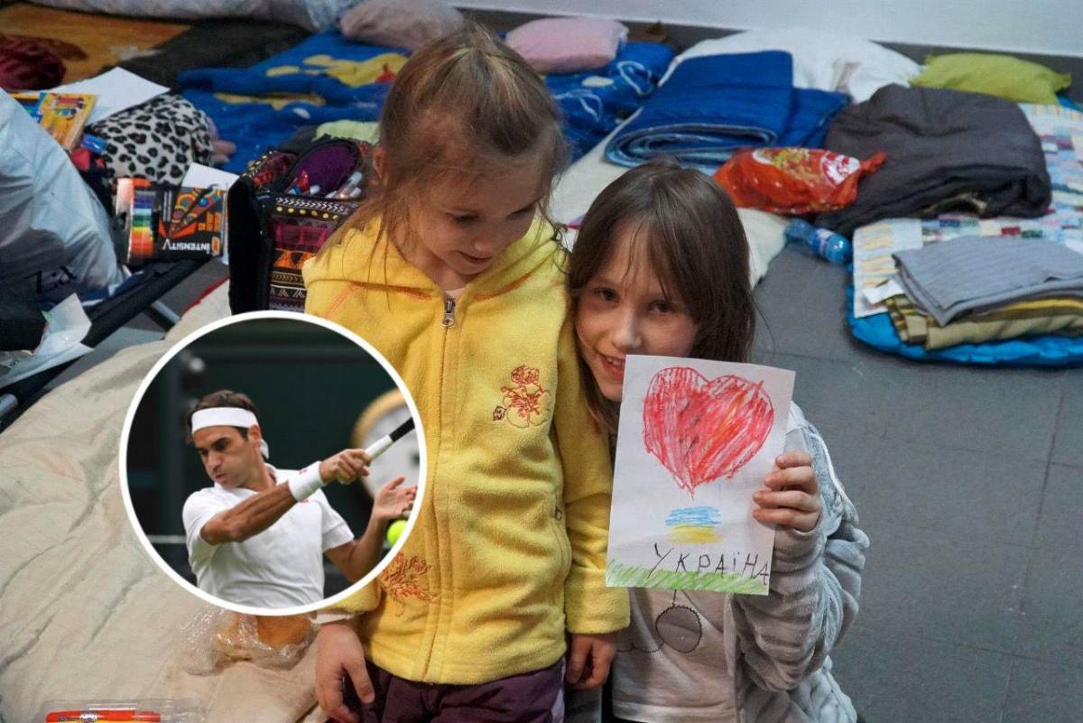 El tenista Roger Federer anuncia donación de medio millón de dólares para niños en Ucrania
