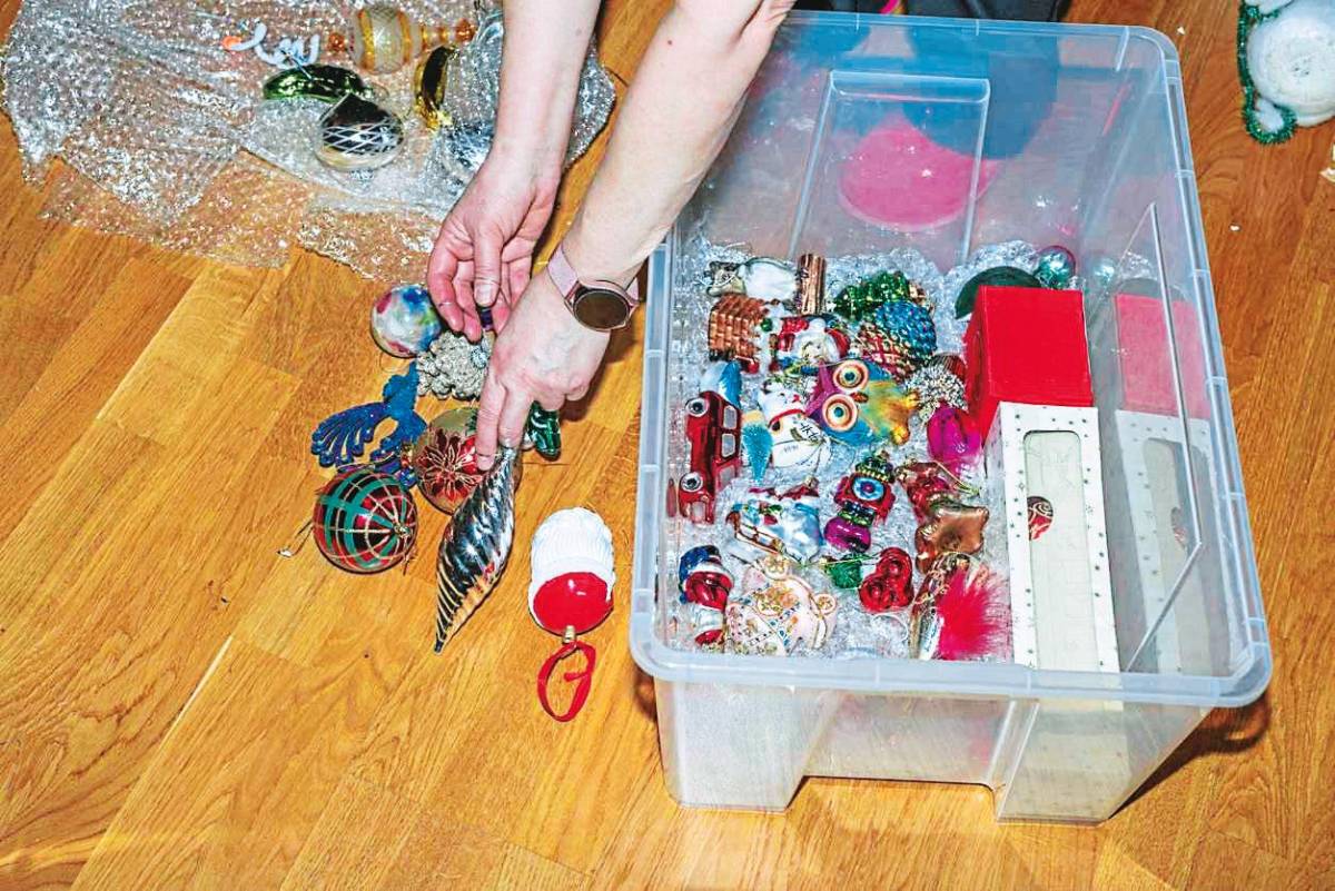 Es hora de guardar el árbol de Navidad