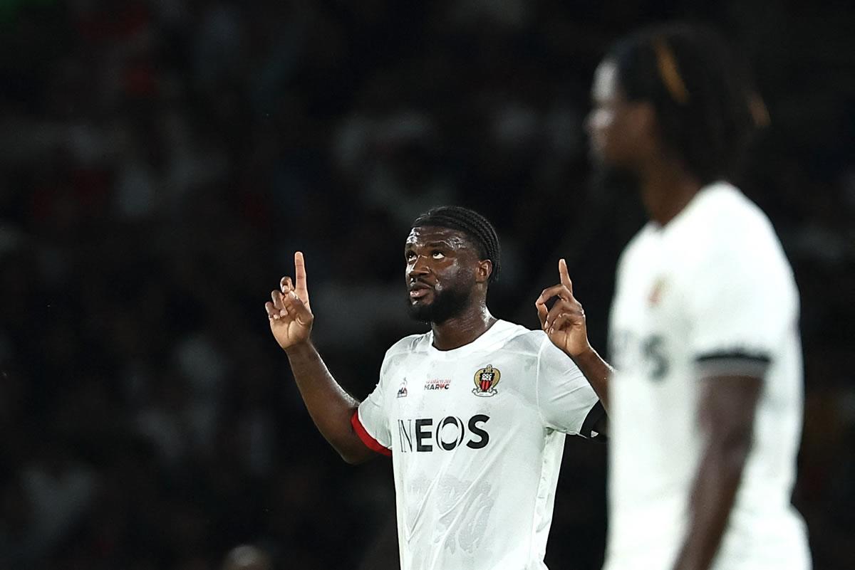 Terem Moffi fue el verdugo del PSG con sus dos goles para el triunfo del Niza.