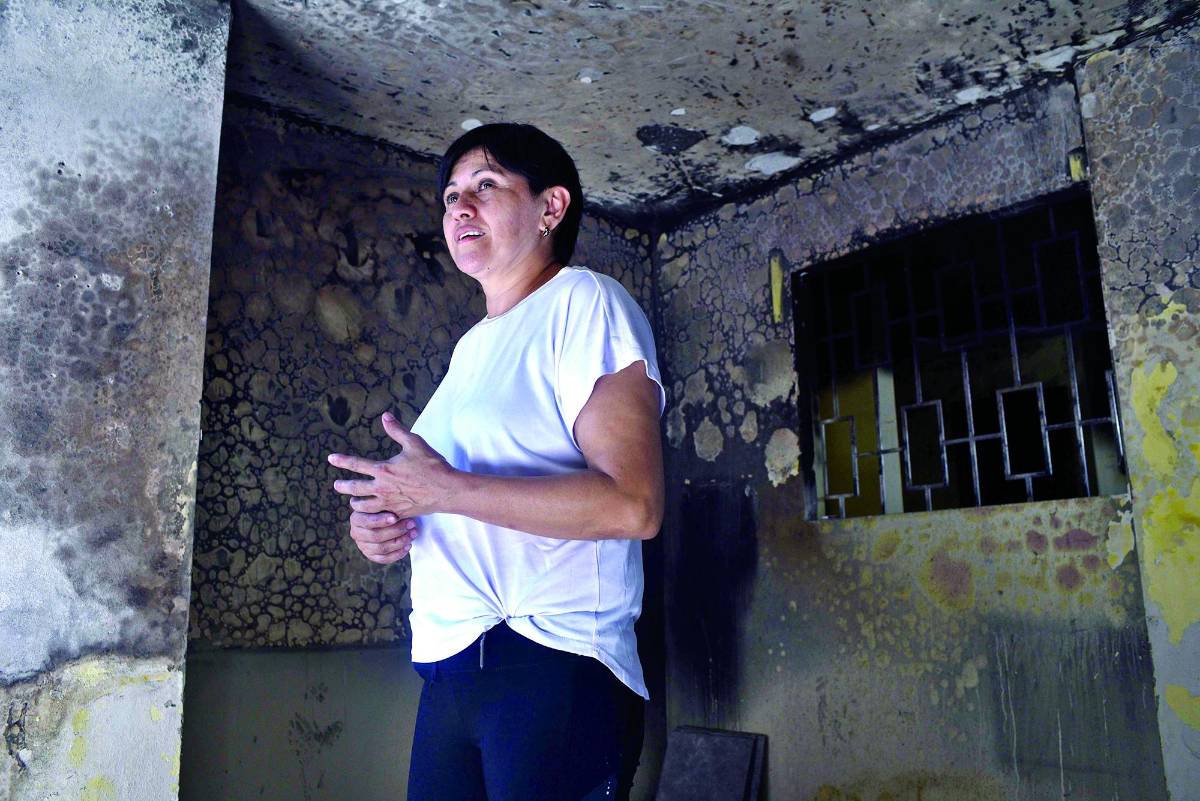 Xiomara Méndez es la campesina de las riguas.