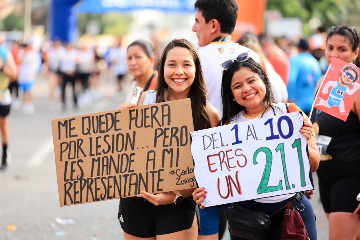 Famosos hondureños corren en la Media Maratón de La Prensa 2026