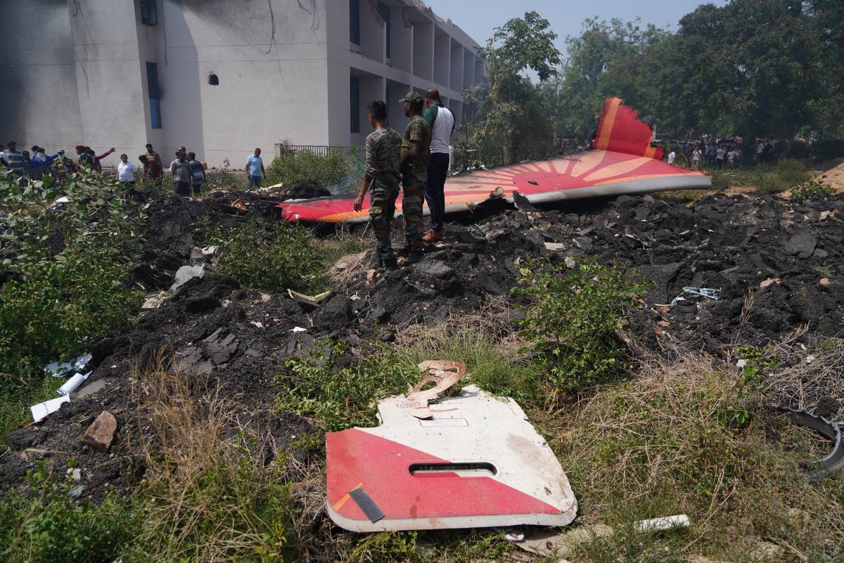 Imágenes devastadoras del accidente del avión de Air India