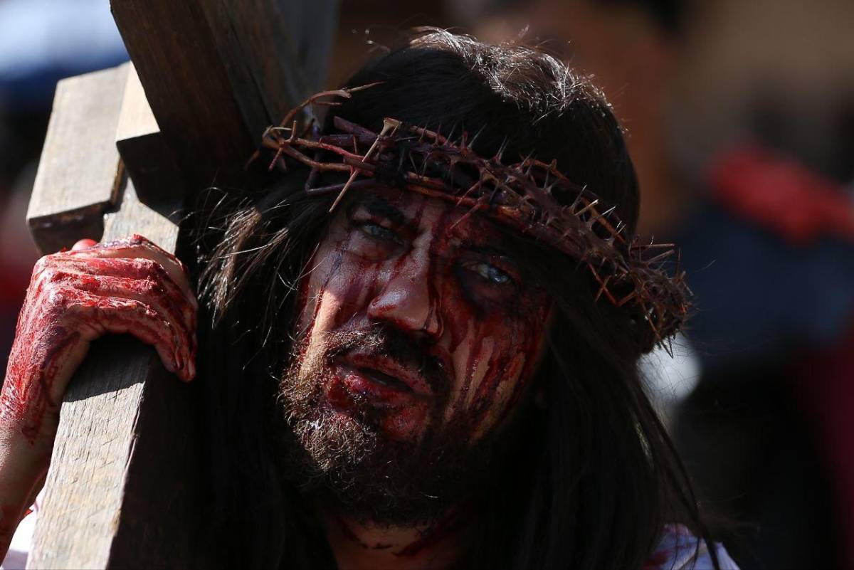 Viernes Santo en Comayagüela: drama y devoción marcan el Viacrucis