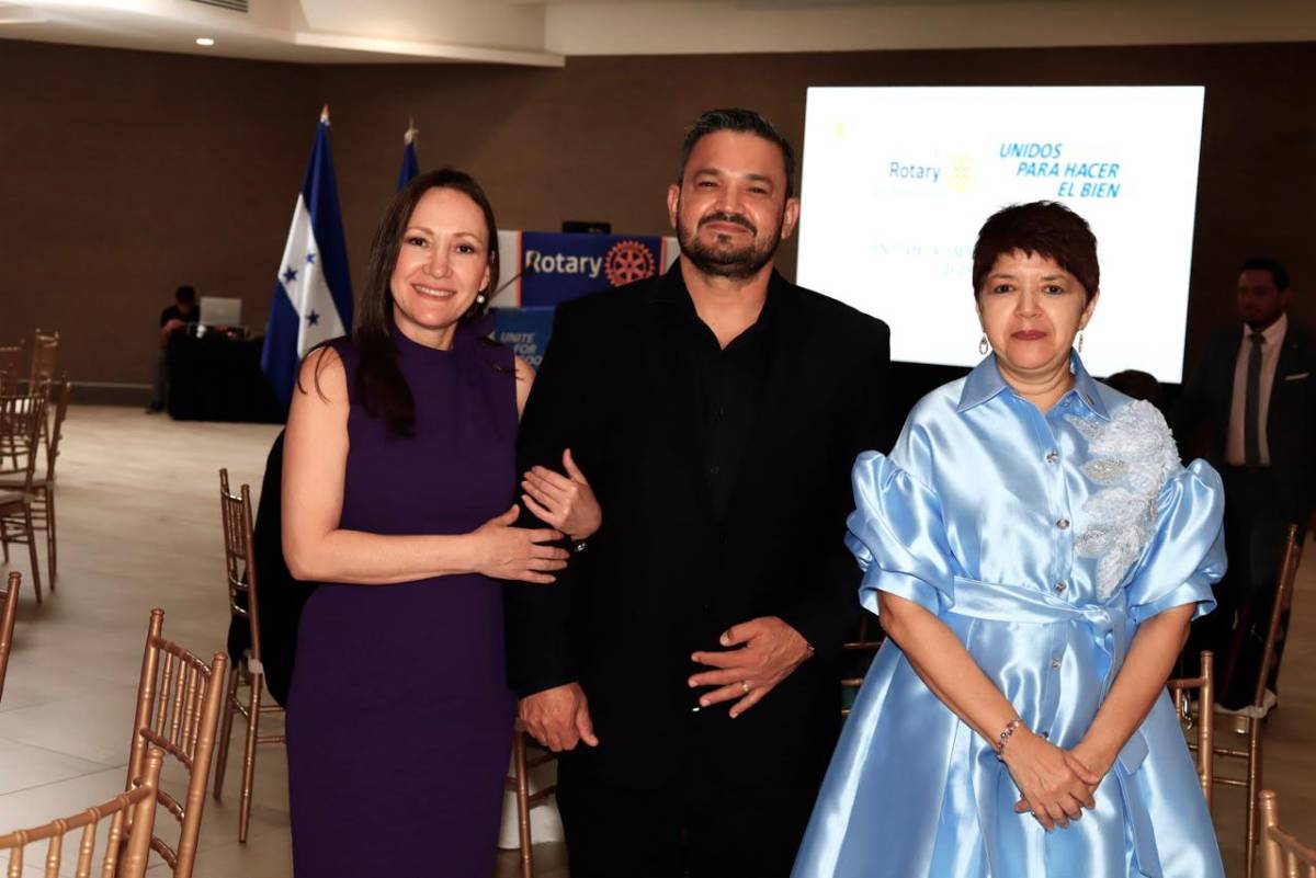 Así fue la juramentación del nuevo presidente del Club Rotario San Pedro Sula 2026-2027