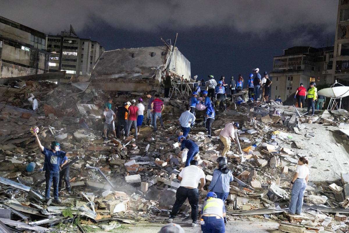 Las impactantes imágenes del doble terremoto en Venezuela