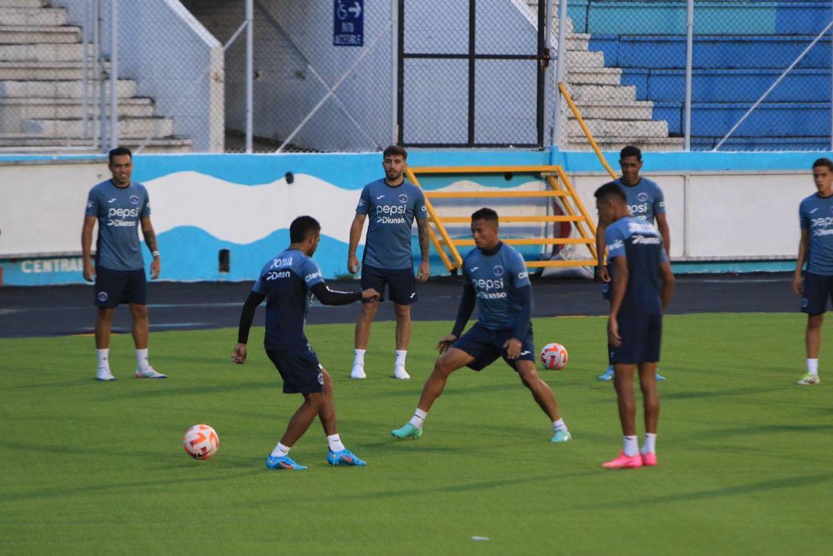 Entrenamiento de Motagua previo al duelo ante el Sporting San Miguelito.