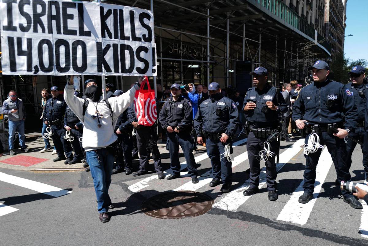 Más de 130 detenidos en Nueva York tras una manifestación estudiantil propalestinos