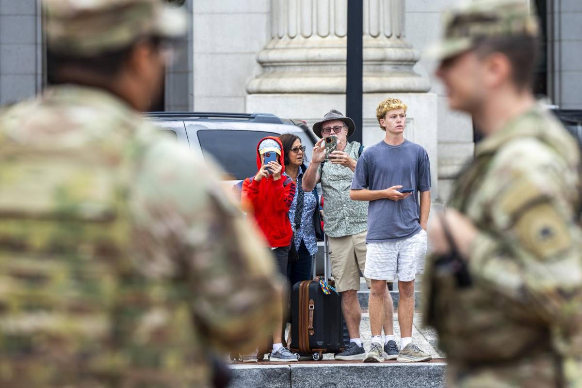 Trump patrullará las calles de Washington con el ejército