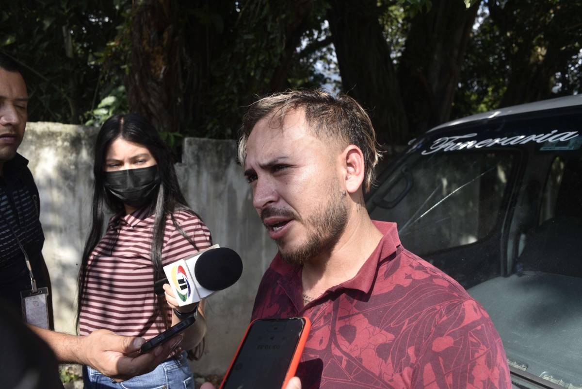 Jayro García, padre de Keiry en entrevista con los medios.
