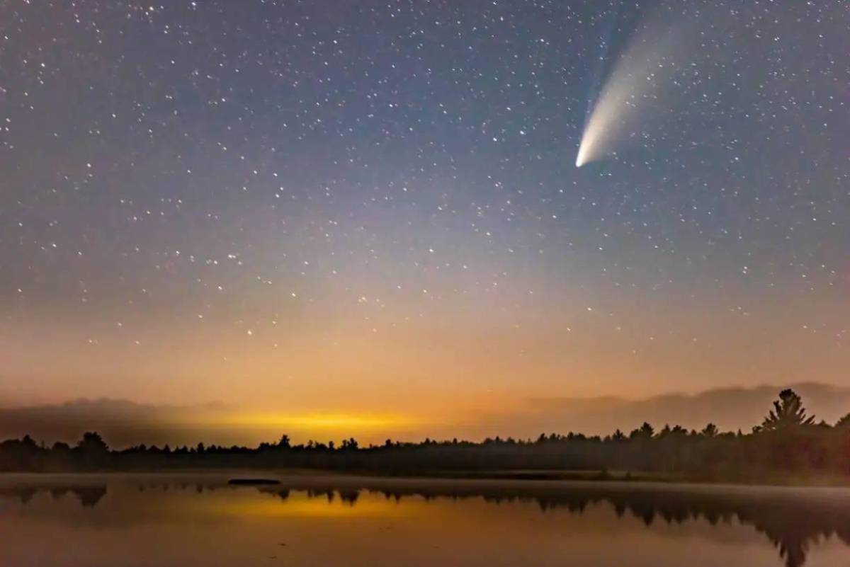 El cometa ATLAS iluminará la Tierra esta noche; el más brillante de los últimos tiempos