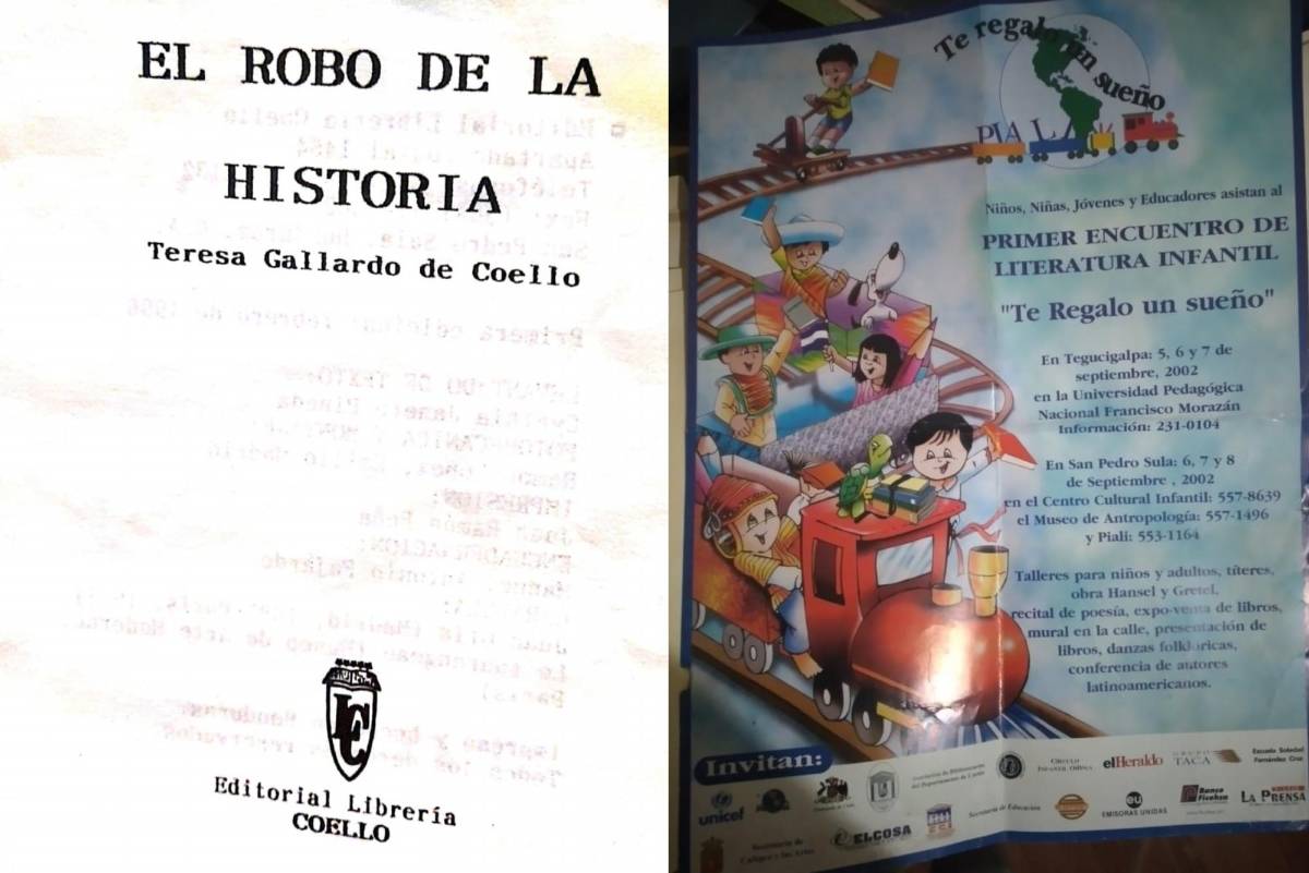 “El robo de la historia” es otra de sus creaciones literarias. “Te Regalo un Sueño” fue el lema de PIALI Honduras, y es el nombre del Concurso Nacional de Redacción de Cuentos en los años 90 y 2000.