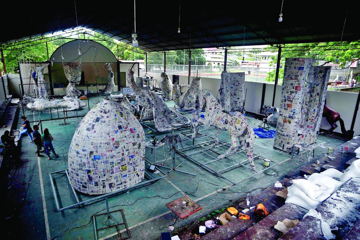 Chimeneas coloridas gigantes iluminarán a Trinidad