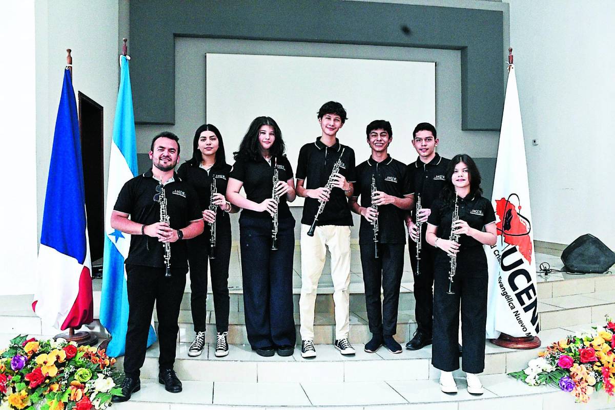 A través de becas, músicos impulsan nueva generación de oboístas en San Pedro Sula