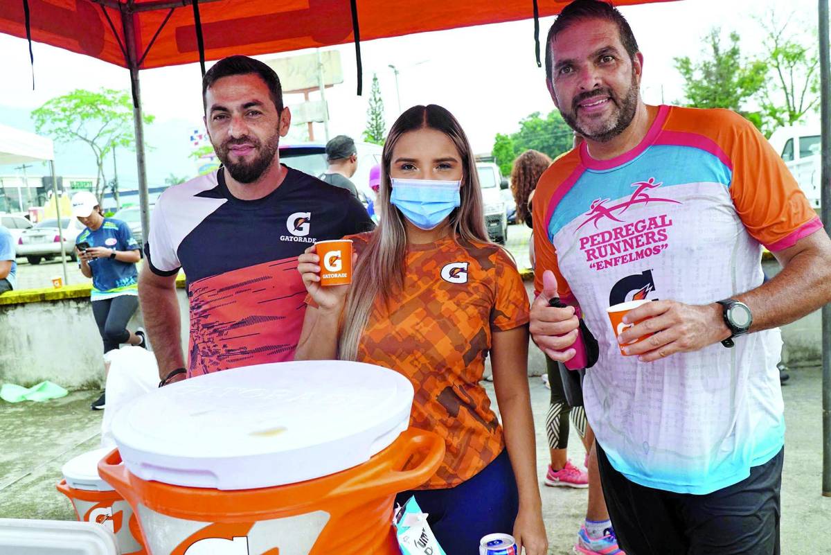 Gatorade está apto para hidratar a los miles de corredores y familias.