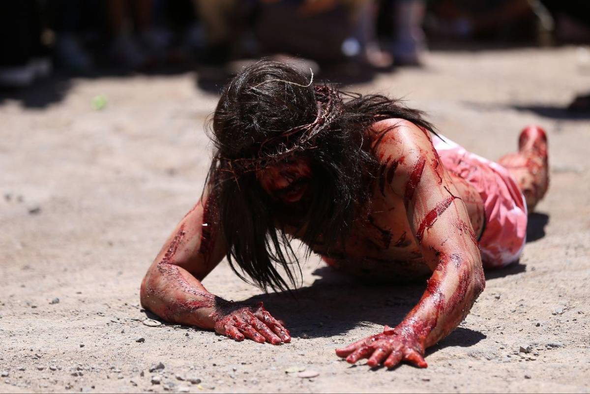 Viernes Santo en Comayagüela: drama y devoción marcan el Viacrucis