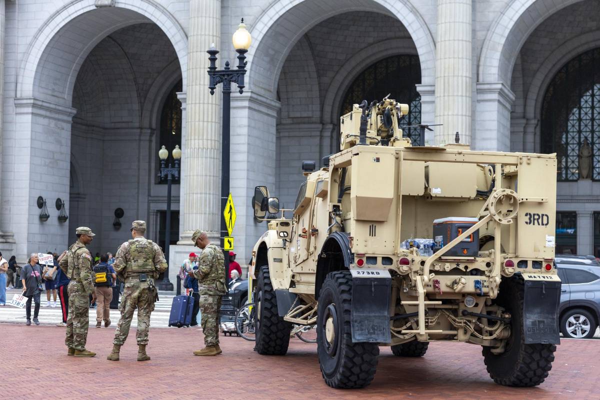 Trump patrullará las calles de Washington con el ejército