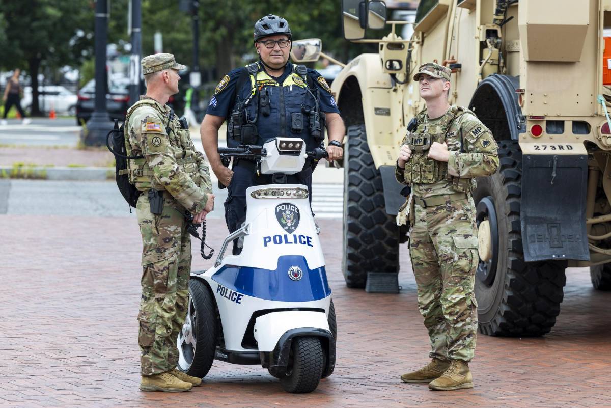Trump patrullará las calles de Washington con el ejército