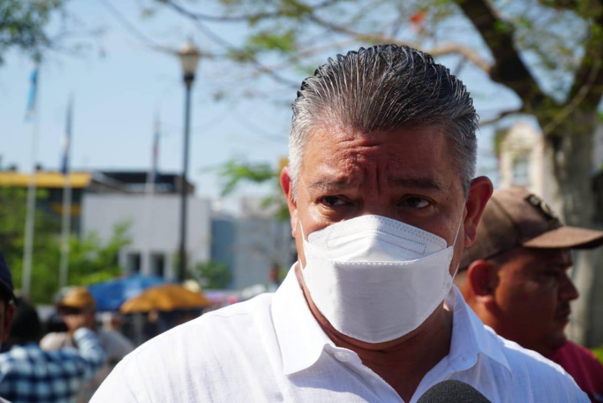 Omar Menjivar, vicealcalde de San Pedro Sula. Fotografía: La Prensa / José Cantarero.