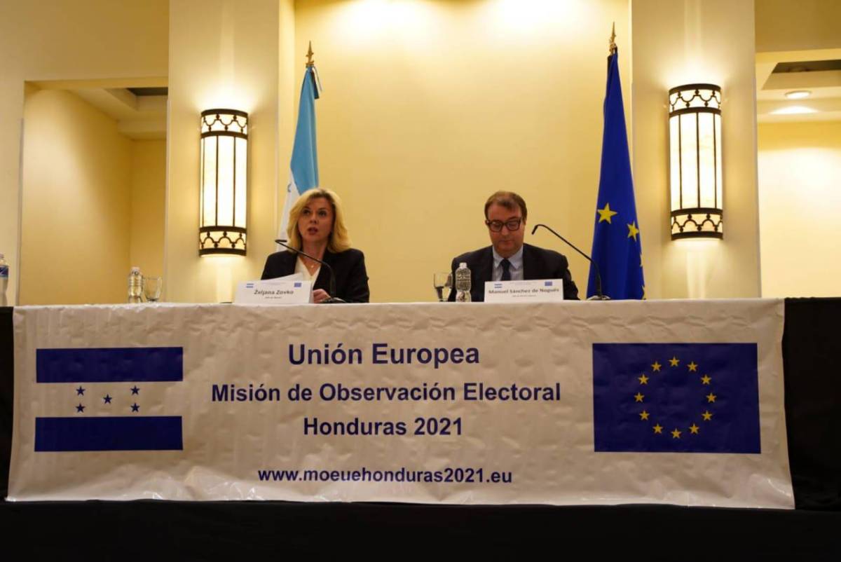 MOE de la Unión Europea incluye 23 recomendaciones en informe final sobre comicios en Honduras