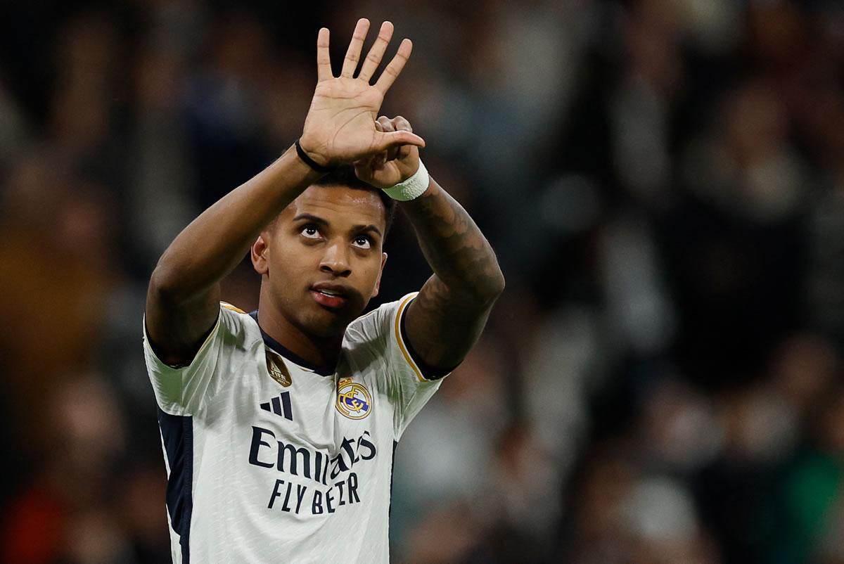 Rodrygo suma cinco partidos consecutivos marcando.